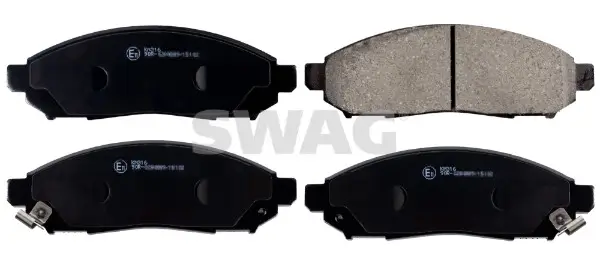 Bremsbelagsatz, Scheibenbremse Vorderachse SWAG 33 10 5133