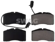 Bremsbelagsatz, Scheibenbremse Vorderachse SWAG 33 10 5134