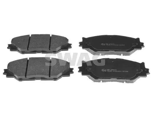 Bremsbelagsatz, Scheibenbremse Vorderachse SWAG 33 10 5398 Bild Bremsbelagsatz, Scheibenbremse Vorderachse SWAG 33 10 5398