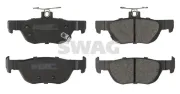 Bremsbelagsatz, Scheibenbremse Hinterachse SWAG 33 10 5575