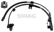 Sensor, Raddrehzahl Vorderachse links SWAG 33 10 5937