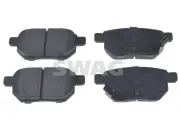 Bremsbelagsatz, Scheibenbremse Hinterachse SWAG 33 10 6573