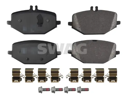 Bremsbelagsatz, Scheibenbremse Hinterachse SWAG 33 10 7457 Bild Bremsbelagsatz, Scheibenbremse Hinterachse SWAG 33 10 7457