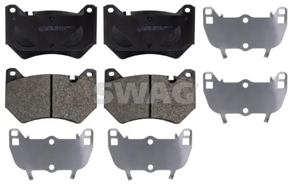 Bremsbelagsatz, Scheibenbremse Vorderachse SWAG 33 10 7501
