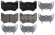 Bremsbelagsatz, Scheibenbremse Vorderachse SWAG 33 10 7501