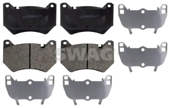 Bremsbelagsatz, Scheibenbremse Vorderachse SWAG 33 10 7501 Bild Bremsbelagsatz, Scheibenbremse Vorderachse SWAG 33 10 7501