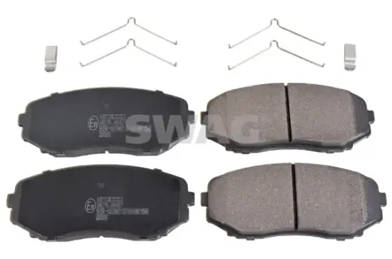 Bremsbelagsatz, Scheibenbremse Vorderachse SWAG 33 10 7546 Bild Bremsbelagsatz, Scheibenbremse Vorderachse SWAG 33 10 7546