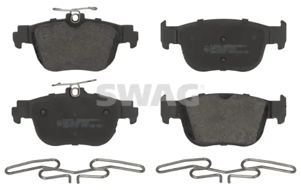Bremsbelagsatz, Scheibenbremse Hinterachse SWAG 33 10 9323