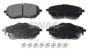 Bremsbelagsatz, Scheibenbremse Vorderachse SWAG 33 10 9765