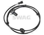 Sensor, Raddrehzahl Hinterachse links Hinterachse rechts SWAG 33 11 1267