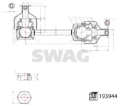 Stange/Strebe, Stabilisator Hinterachse links Hinterachse rechts SWAG 33 11 1448