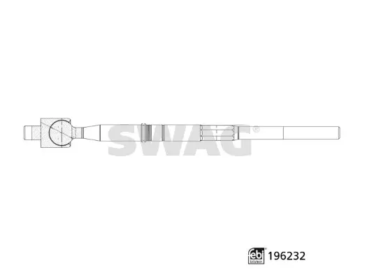 Axialgelenk, Spurstange Vorderachse links Vorderachse rechts SWAG 33 11 2069 Bild Axialgelenk, Spurstange Vorderachse links Vorderachse rechts SWAG 33 11 2069