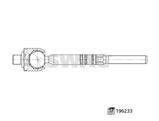 Axialgelenk, Spurstange Vorderachse links Vorderachse rechts SWAG 33 11 2070 Bild Axialgelenk, Spurstange Vorderachse links Vorderachse rechts SWAG 33 11 2070