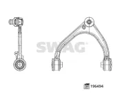 Lenker, Radaufhängung Vorderachse links SWAG 33 11 2189