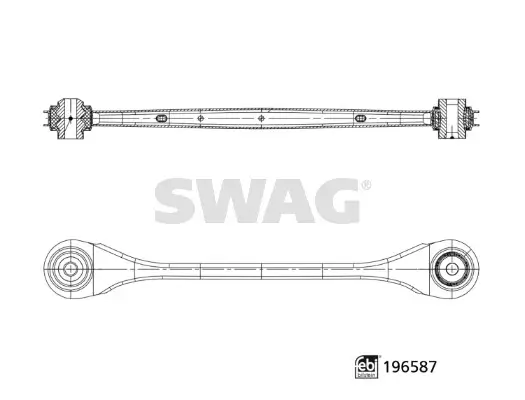 Lenker, Radaufhängung unten Hinterachse rechts hinten SWAG 33 11 2252 Bild Lenker, Radaufhängung unten Hinterachse rechts hinten SWAG 33 11 2252
