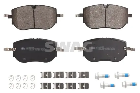 Bremsbelagsatz, Scheibenbremse Vorderachse SWAG 33 11 2281 Bild Bremsbelagsatz, Scheibenbremse Vorderachse SWAG 33 11 2281