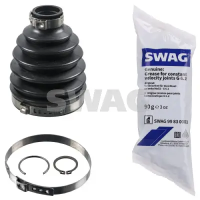 Faltenbalgsatz, Antriebswelle radseitig Vorderachse links Vorderachse rechts SWAG 33 11 2359