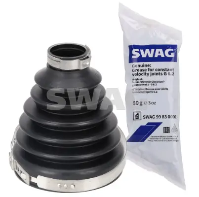 Faltenbalgsatz, Antriebswelle getriebeseitig Vorderachse links Vorderachse rechts SWAG 33 11 3249