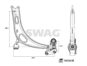 Sensor, Kühlmitteltemperatur SWAG 40 93 7083