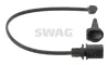 Warnkontakt, Bremsbelagverschlei&szlig; Vorderachse links Vorderachse rechts SWAG 38 94 7368