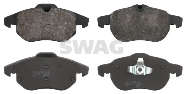 Bremsbelagsatz, Scheibenbremse Vorderachse SWAG 40 91 6492