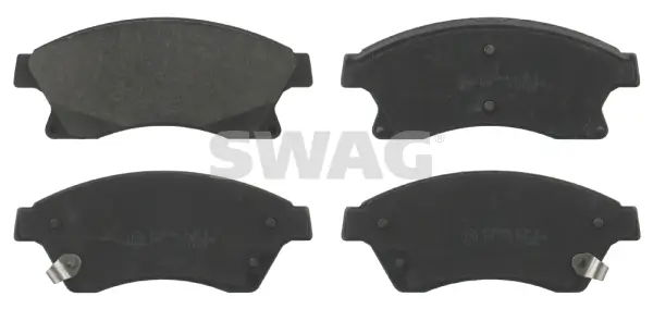 Bremsbelagsatz, Scheibenbremse Vorderachse SWAG 40 91 6789