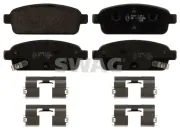 Bremsbelagsatz, Scheibenbremse Hinterachse SWAG 40 91 6894