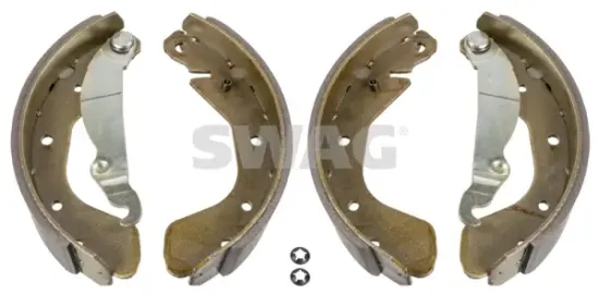 Bremsbackensatz Hinterachse SWAG 40 91 7457 Bild Bremsbackensatz Hinterachse SWAG 40 91 7457