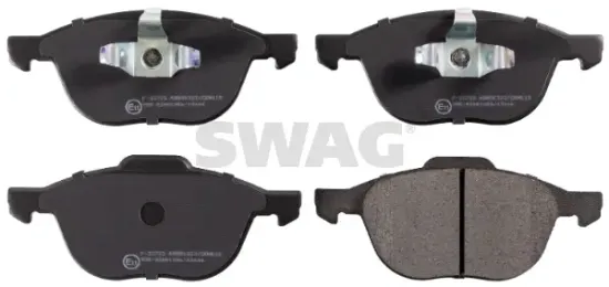 Bremsbelagsatz, Scheibenbremse Vorderachse SWAG 50 91 6479 Bild Bremsbelagsatz, Scheibenbremse Vorderachse SWAG 50 91 6479