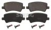 Bremsbelagsatz, Scheibenbremse Hinterachse SWAG 50 91 6625