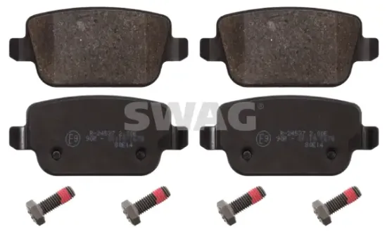 Bremsbelagsatz, Scheibenbremse Hinterachse SWAG 50 91 6642 Bild Bremsbelagsatz, Scheibenbremse Hinterachse SWAG 50 91 6642