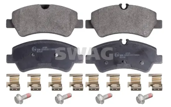 Bremsbelagsatz, Scheibenbremse Hinterachse SWAG 50 91 6963 Bild Bremsbelagsatz, Scheibenbremse Hinterachse SWAG 50 91 6963