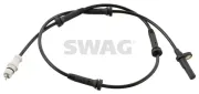 Sensor, Raddrehzahl Hinterachse links Hinterachse rechts SWAG 60 10 2474