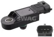 Sensor, Ladedruck SWAG 60 10 3603