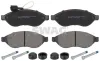 Bremsbelagsatz, Scheibenbremse Vorderachse SWAG 62 91 6716