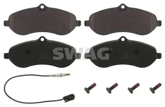 Bremsbelagsatz, Scheibenbremse Vorderachse SWAG 62 91 6830 Bild Bremsbelagsatz, Scheibenbremse Vorderachse SWAG 62 91 6830