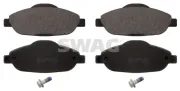 Bremsbelagsatz, Scheibenbremse Vorderachse SWAG 62 91 6844