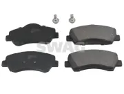 Bremsbelagsatz, Scheibenbremse Vorderachse SWAG 64 11 6424