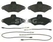 Bremsbelagsatz, Scheibenbremse Vorderachse SWAG 64 91 6413