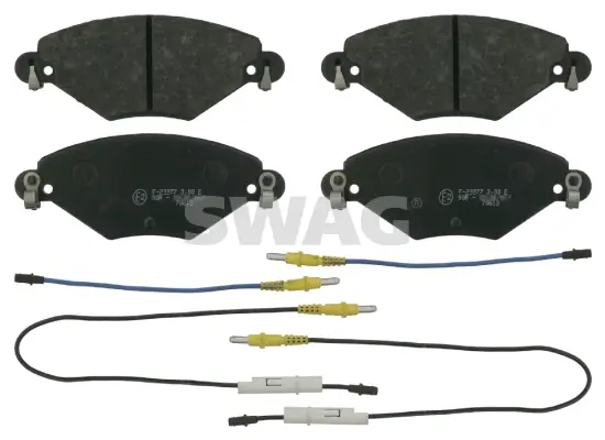 Bremsbelagsatz, Scheibenbremse Vorderachse SWAG 64 91 6417
