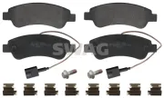 Bremsbelagsatz, Scheibenbremse Hinterachse SWAG 64 91 6956