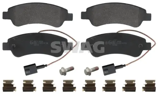Bremsbelagsatz, Scheibenbremse Hinterachse SWAG 64 91 6956 Bild Bremsbelagsatz, Scheibenbremse Hinterachse SWAG 64 91 6956