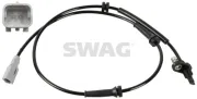 Sensor, Raddrehzahl Hinterachse links Hinterachse rechts SWAG 66 10 8003