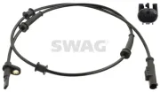 Sensor, Raddrehzahl Hinterachse links Hinterachse rechts SWAG 70 10 6705