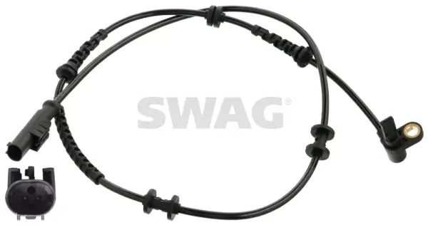 Sensor, Raddrehzahl Vorderachse links Vorderachse rechts SWAG 70 10 6837