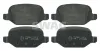 Bremsbelagsatz, Scheibenbremse Hinterachse SWAG 70 91 6370