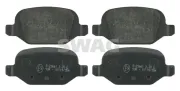 Bremsbelagsatz, Scheibenbremse Hinterachse SWAG 70 91 6370