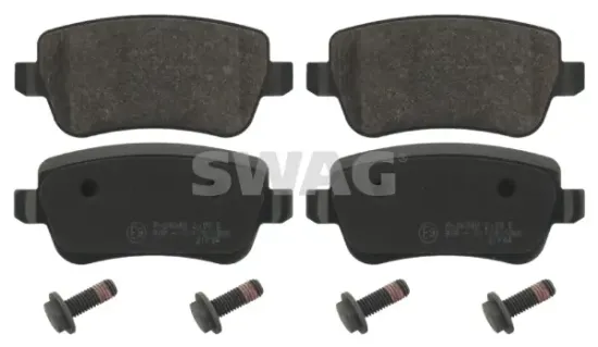 Bremsbelagsatz, Scheibenbremse Hinterachse SWAG 70 91 6852 Bild Bremsbelagsatz, Scheibenbremse Hinterachse SWAG 70 91 6852