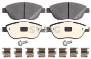 Bremsbelagsatz, Scheibenbremse Vorderachse SWAG 70 91 6964