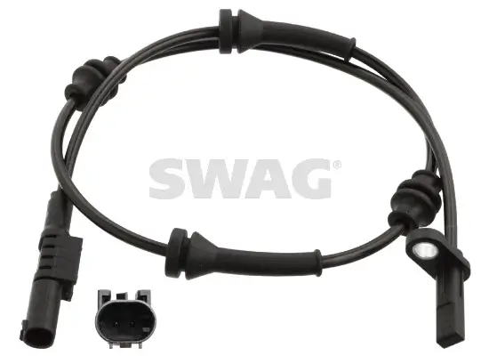 Sensor, Raddrehzahl Hinterachse links Hinterachse rechts SWAG 74 10 6325